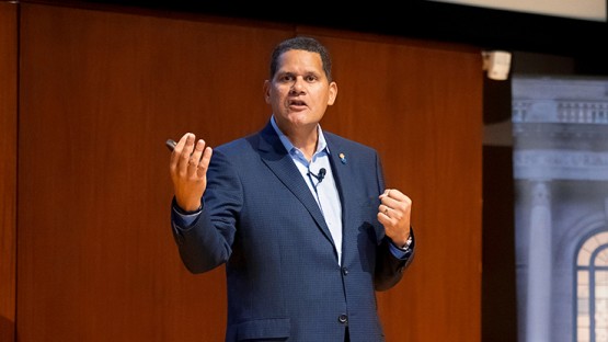 Fils-Aimé delivers inaugural Leaders in Residence lecture Fils-Aimé delivers inaugural Leaders in Residence lecture