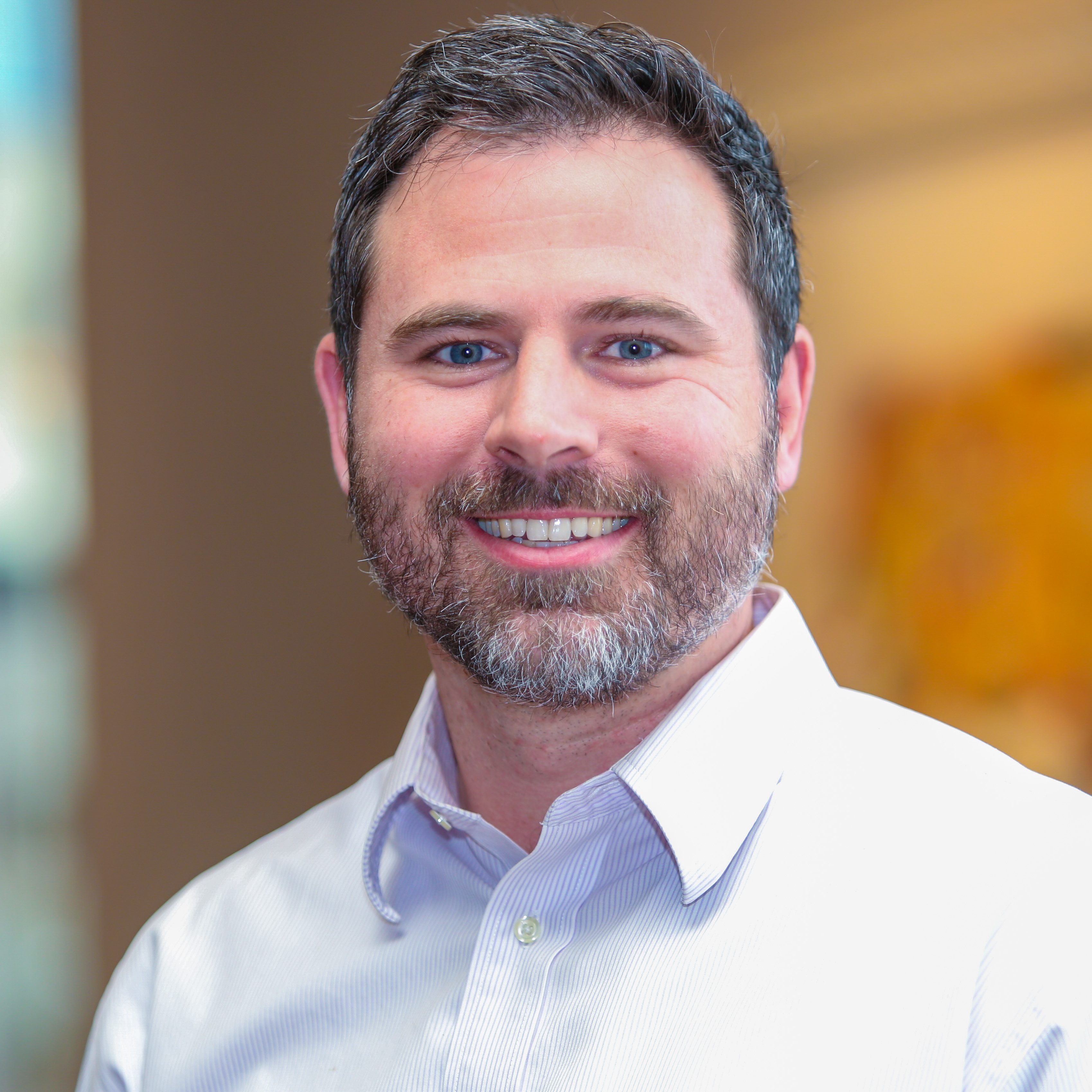 Photo of the speaker, Matt Feczko, in the webinar