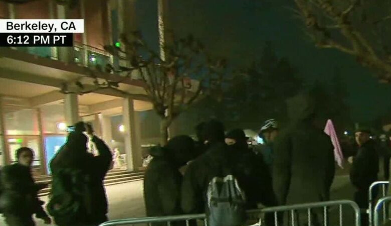 Berkeley cancels Milo Yiannopoulos talk after violent protests Berkeley cancels Milo Yiannopoulos talk after violent protests
