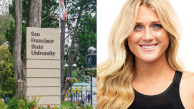 Protestors chased down Riley Gaines after her campus speech. SFSU says it’s ‘proud’ of the event’s handling.