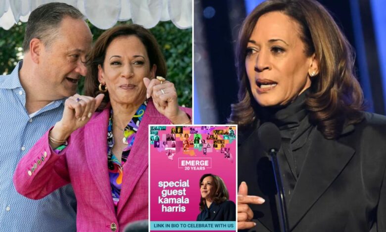 Kamala Harris mocked ahead of -per-stream speech marking return to national stage Kamala Harris mocked ahead of -per-stream speech marking return to national stage